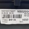 Instrumentenkombination VW TOURAN (1T1, 1T2) 2.0 TD – Bild 2