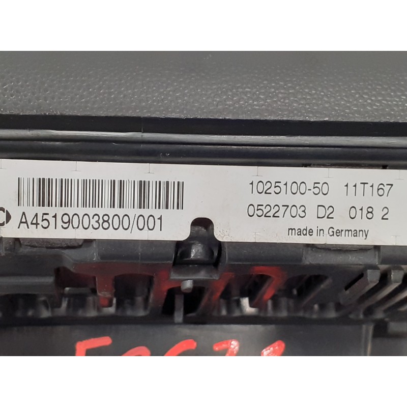 Instrumentenkombination SMART FORTWO Cabrio – Bild 2