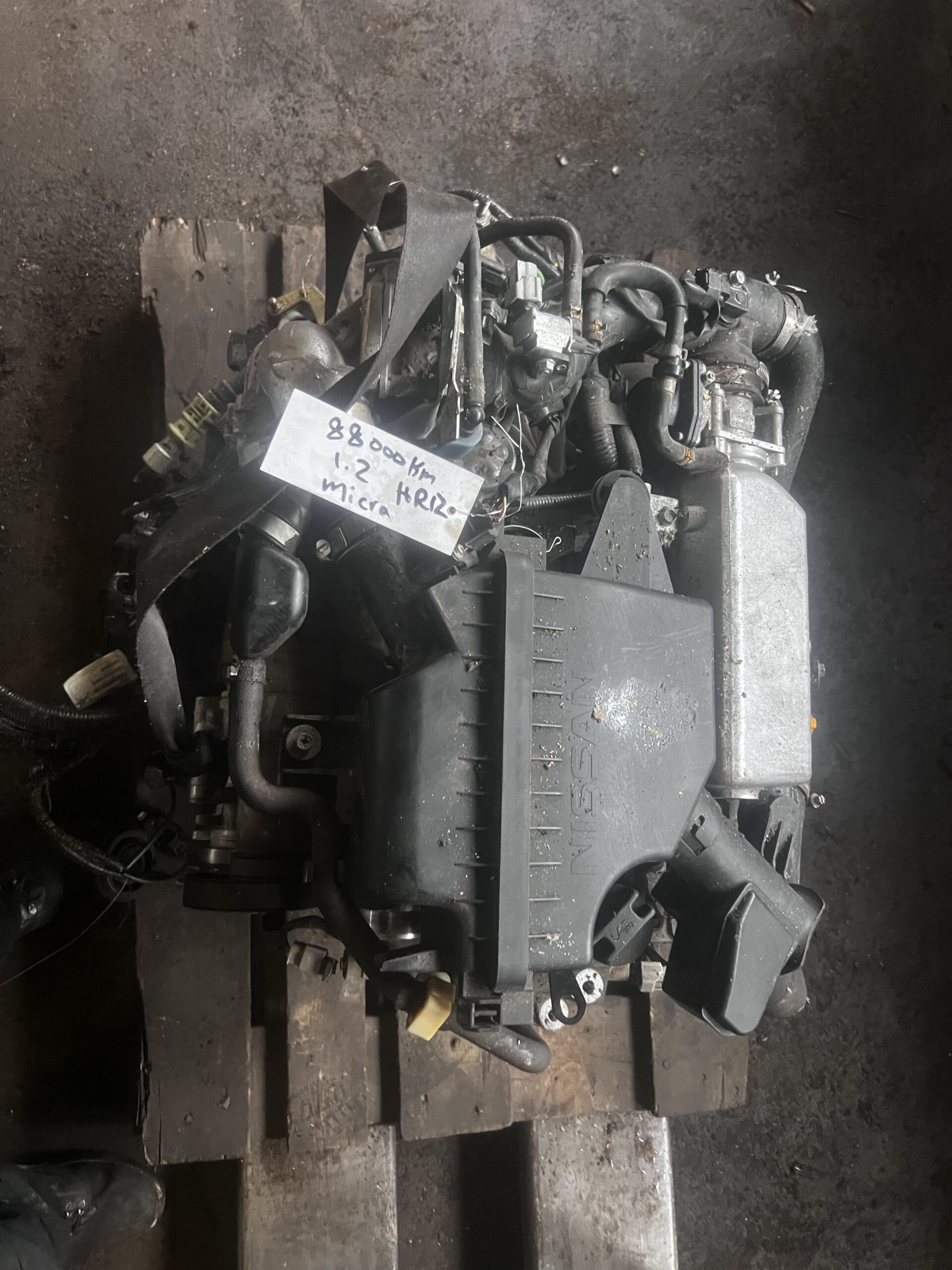 Motor Nissan Note HR12 1.2 2014 Benzin Engine Komplett