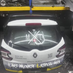 heckklappe renault megan 2012-2014 kombi weiss