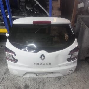 heckklappe renault megane 2013 weiss