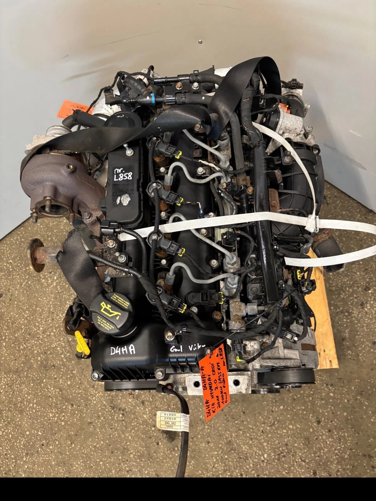 Motor komplett D4HA Hyundai kia 2.0 CRDi 1 BJ 2011
