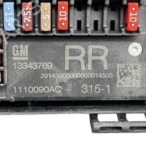 Sicherungskasten OPEL ASTRA J 13343769